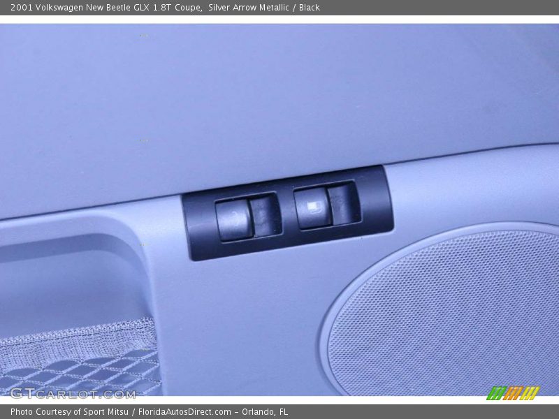 Silver Arrow Metallic / Black 2001 Volkswagen New Beetle GLX 1.8T Coupe