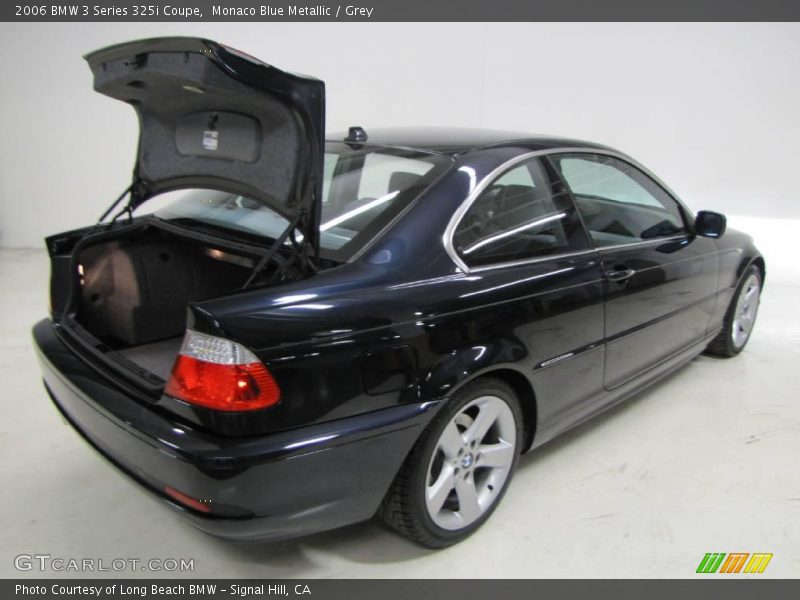 Monaco Blue Metallic / Grey 2006 BMW 3 Series 325i Coupe