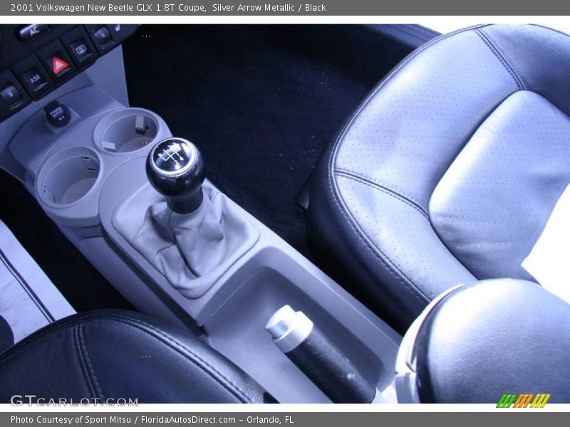 Silver Arrow Metallic / Black 2001 Volkswagen New Beetle GLX 1.8T Coupe