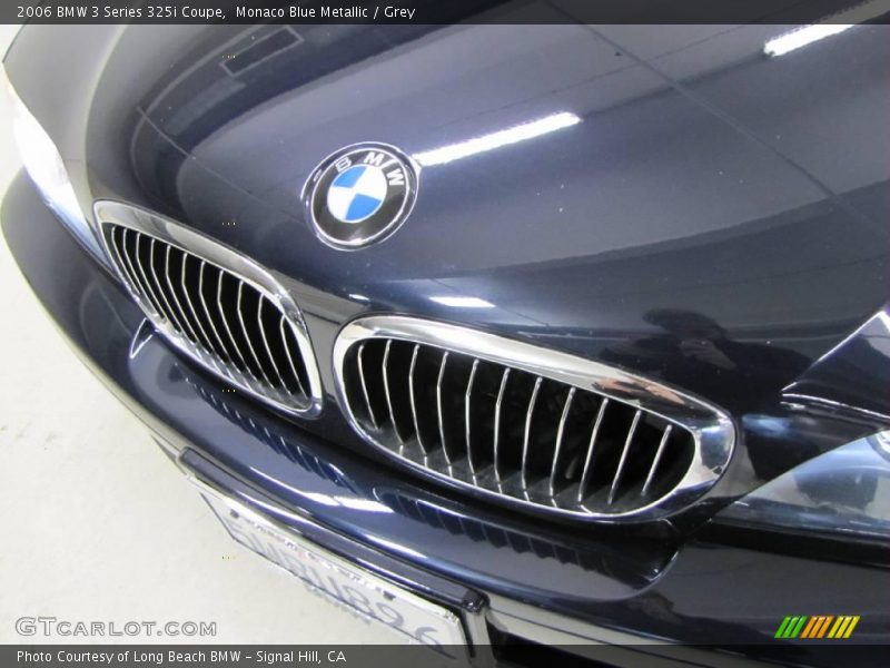 Monaco Blue Metallic / Grey 2006 BMW 3 Series 325i Coupe