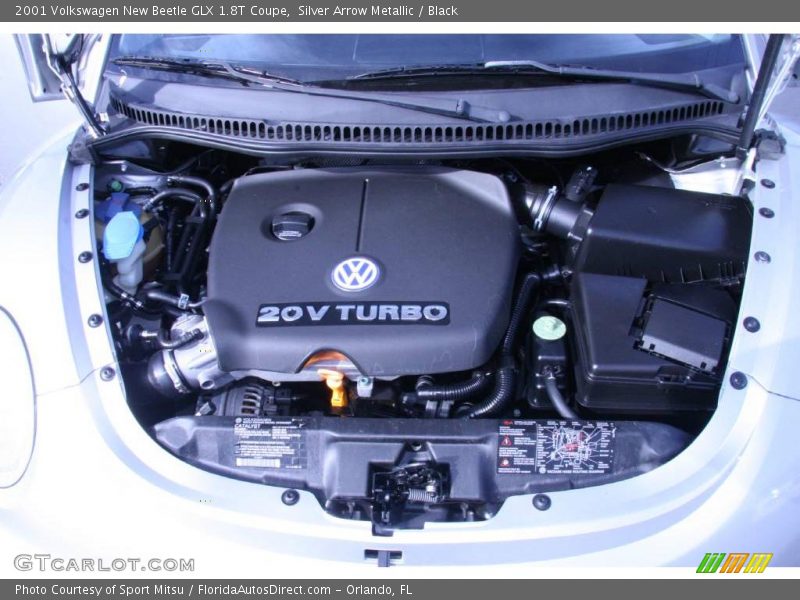 Silver Arrow Metallic / Black 2001 Volkswagen New Beetle GLX 1.8T Coupe