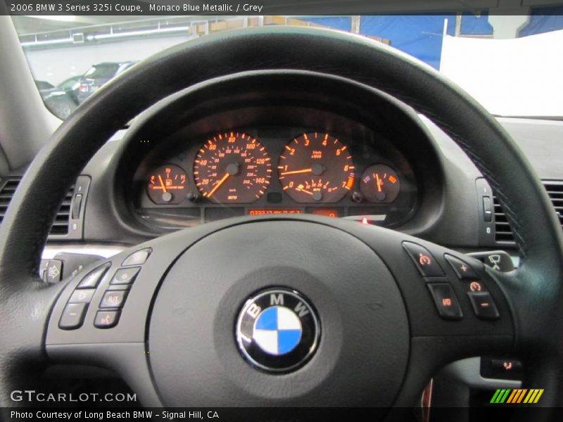 Monaco Blue Metallic / Grey 2006 BMW 3 Series 325i Coupe
