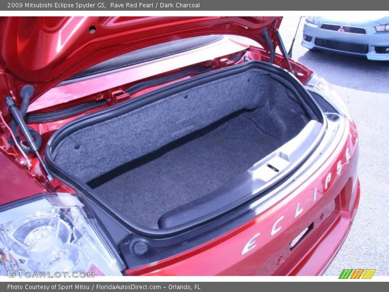 Rave Red Pearl / Dark Charcoal 2009 Mitsubishi Eclipse Spyder GS