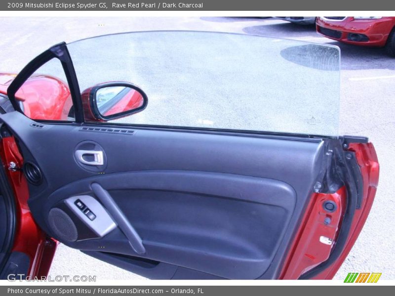 Rave Red Pearl / Dark Charcoal 2009 Mitsubishi Eclipse Spyder GS