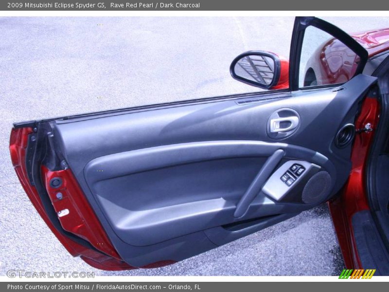 Rave Red Pearl / Dark Charcoal 2009 Mitsubishi Eclipse Spyder GS