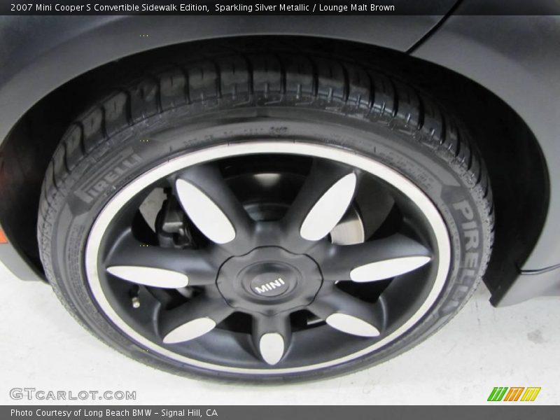 Sparkling Silver Metallic / Lounge Malt Brown 2007 Mini Cooper S Convertible Sidewalk Edition