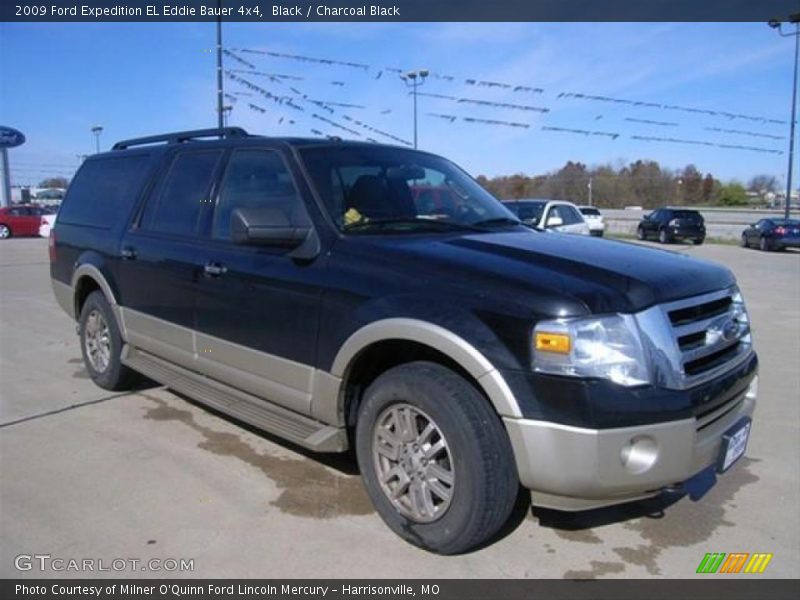 Black / Charcoal Black 2009 Ford Expedition EL Eddie Bauer 4x4