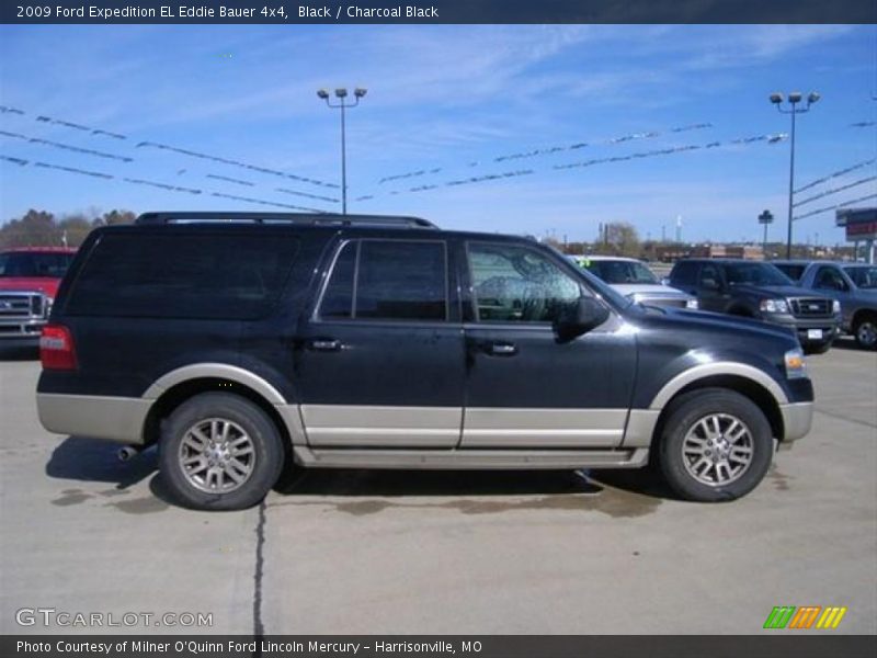 Black / Charcoal Black 2009 Ford Expedition EL Eddie Bauer 4x4
