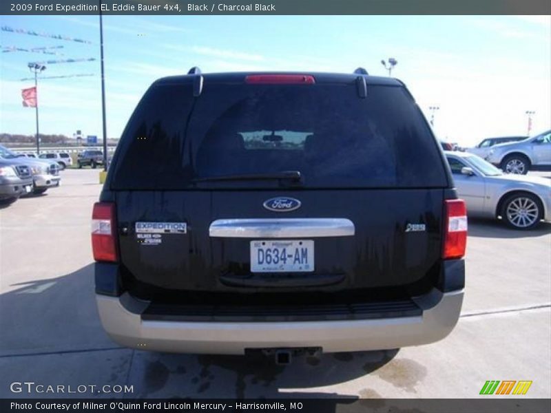 Black / Charcoal Black 2009 Ford Expedition EL Eddie Bauer 4x4