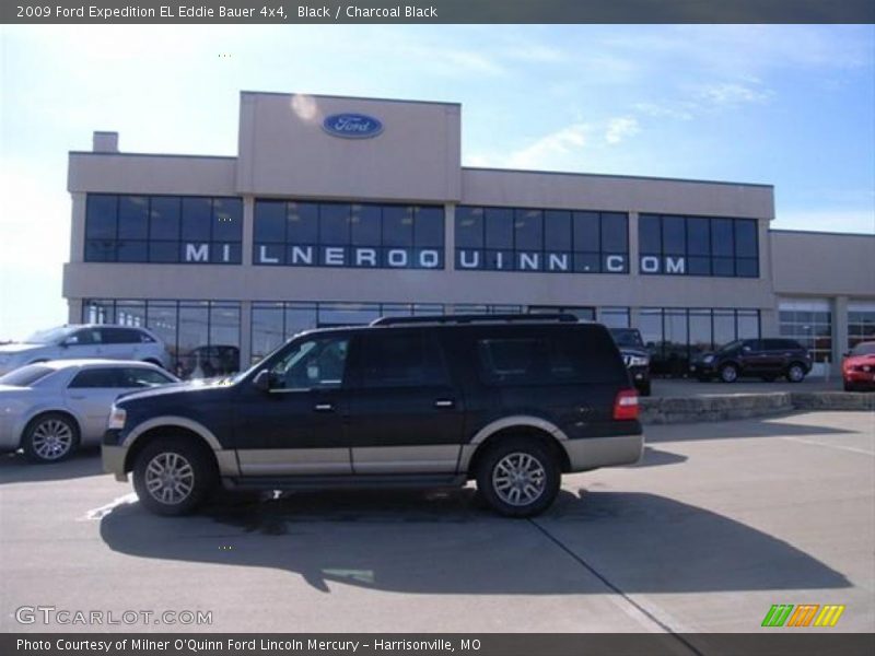 Black / Charcoal Black 2009 Ford Expedition EL Eddie Bauer 4x4