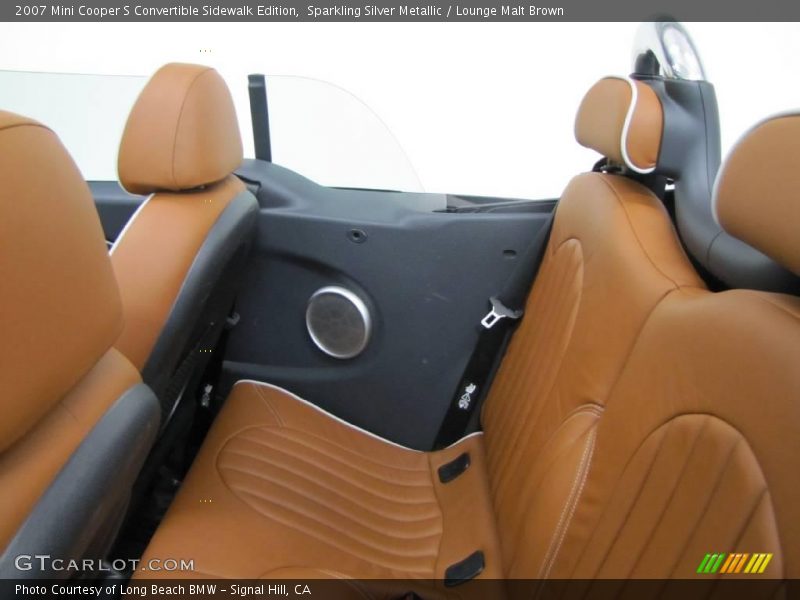 Sparkling Silver Metallic / Lounge Malt Brown 2007 Mini Cooper S Convertible Sidewalk Edition