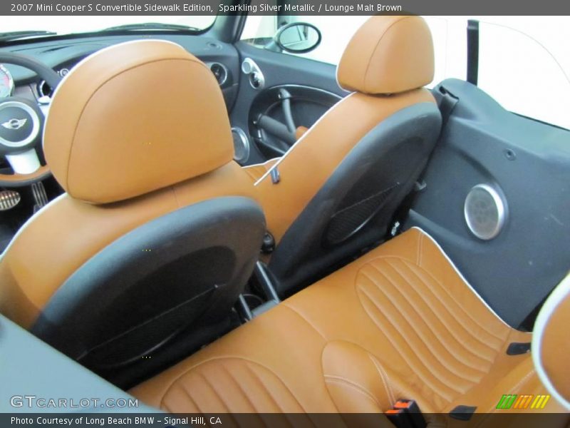 Sparkling Silver Metallic / Lounge Malt Brown 2007 Mini Cooper S Convertible Sidewalk Edition