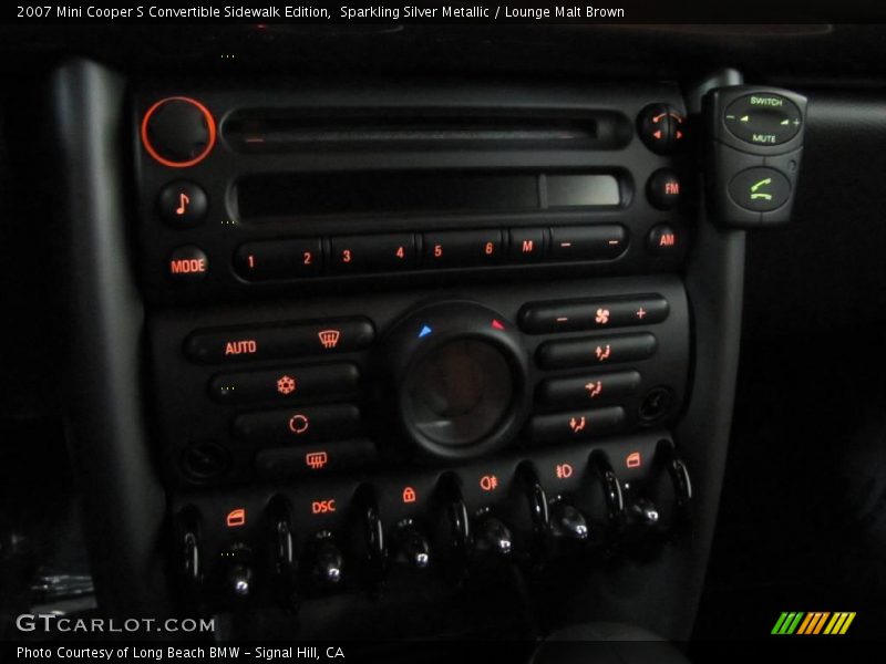 Sparkling Silver Metallic / Lounge Malt Brown 2007 Mini Cooper S Convertible Sidewalk Edition