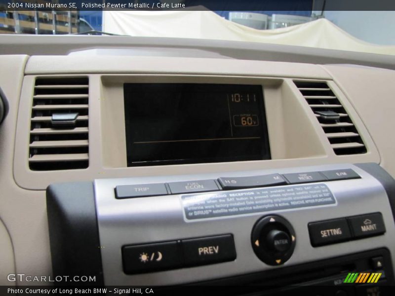 Polished Pewter Metallic / Cafe Latte 2004 Nissan Murano SE