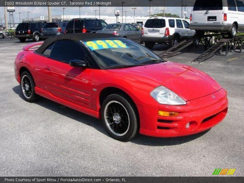 Saronno Red / Midnight 2003 Mitsubishi Eclipse Spyder GT