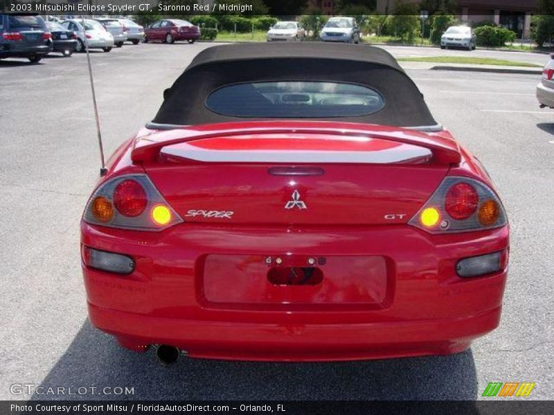 Saronno Red / Midnight 2003 Mitsubishi Eclipse Spyder GT
