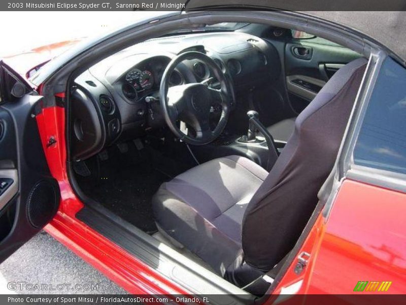 Saronno Red / Midnight 2003 Mitsubishi Eclipse Spyder GT