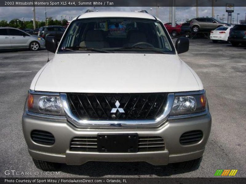 Summit White / Tan 2003 Mitsubishi Montero Sport XLS 4x4