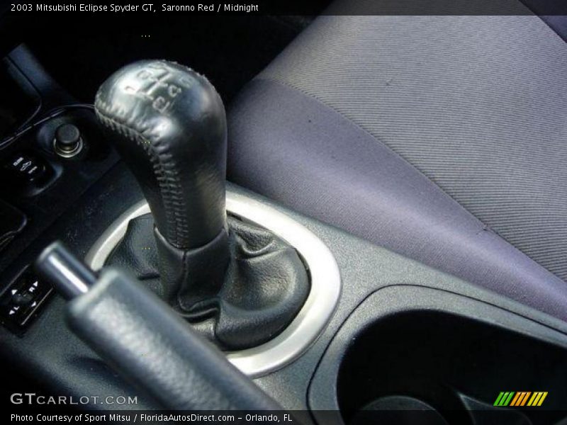 Saronno Red / Midnight 2003 Mitsubishi Eclipse Spyder GT