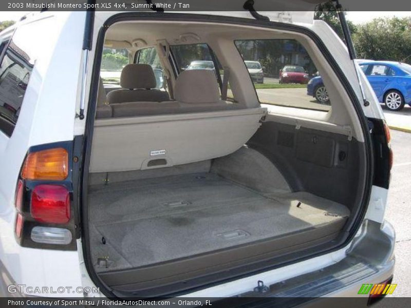 Summit White / Tan 2003 Mitsubishi Montero Sport XLS 4x4