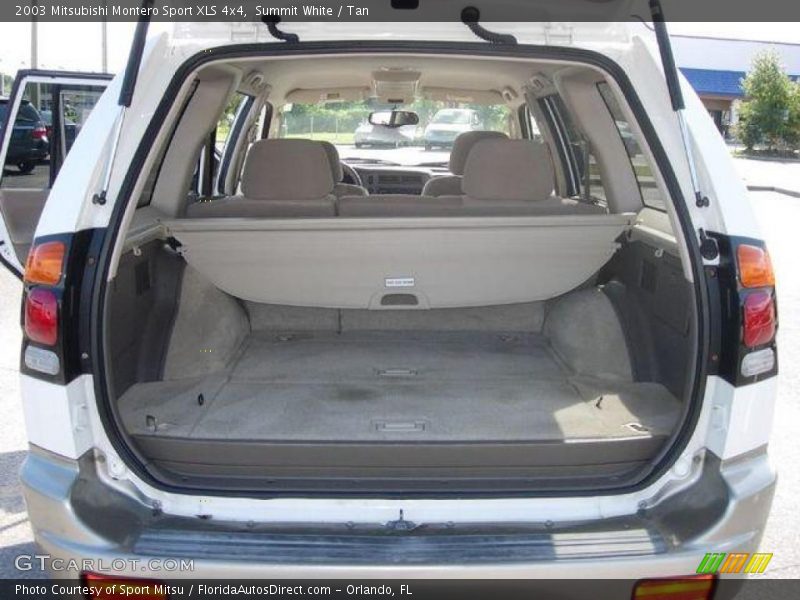Summit White / Tan 2003 Mitsubishi Montero Sport XLS 4x4