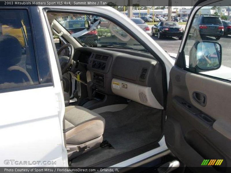 Summit White / Tan 2003 Mitsubishi Montero Sport XLS 4x4