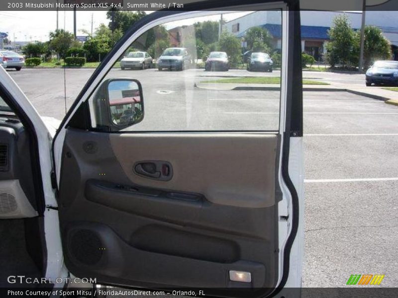 Summit White / Tan 2003 Mitsubishi Montero Sport XLS 4x4