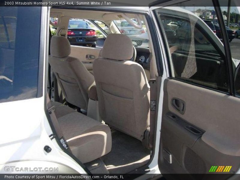 Summit White / Tan 2003 Mitsubishi Montero Sport XLS 4x4