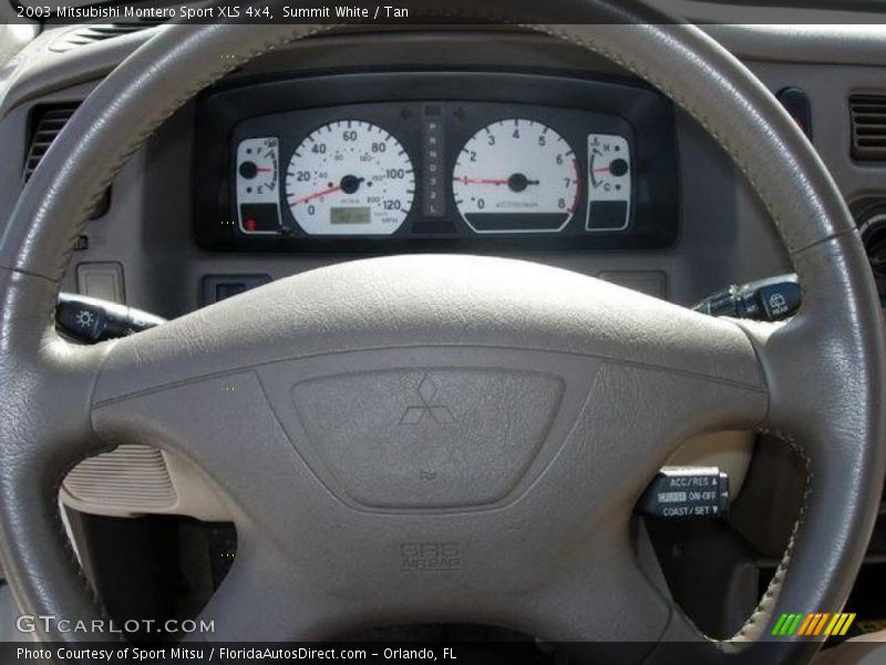 Summit White / Tan 2003 Mitsubishi Montero Sport XLS 4x4