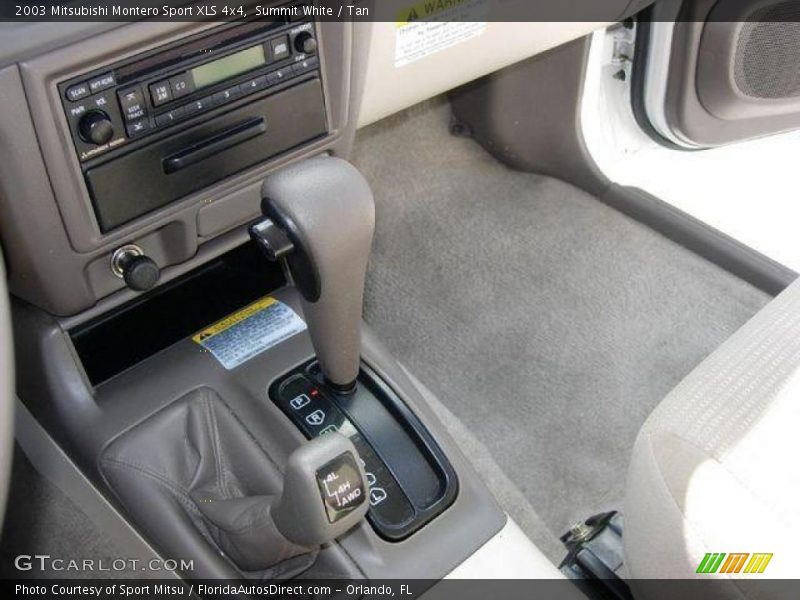 Summit White / Tan 2003 Mitsubishi Montero Sport XLS 4x4