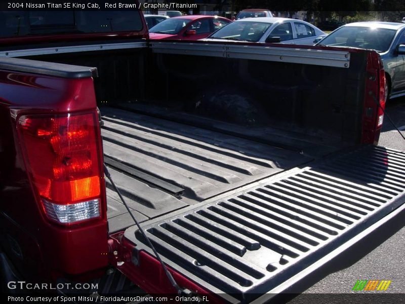 Red Brawn / Graphite/Titanium 2004 Nissan Titan SE King Cab