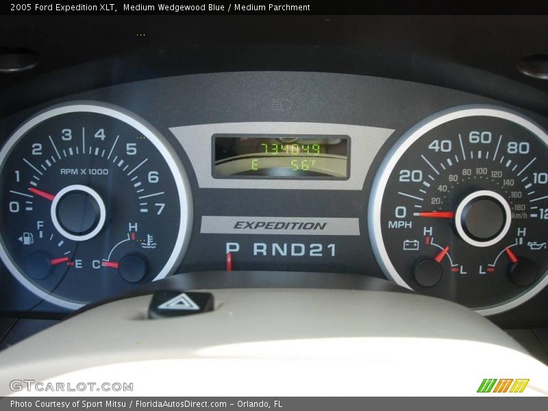 Medium Wedgewood Blue / Medium Parchment 2005 Ford Expedition XLT