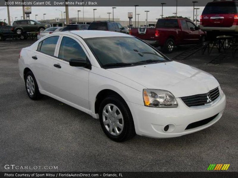 Dover White Pearl / Black 2008 Mitsubishi Galant DE