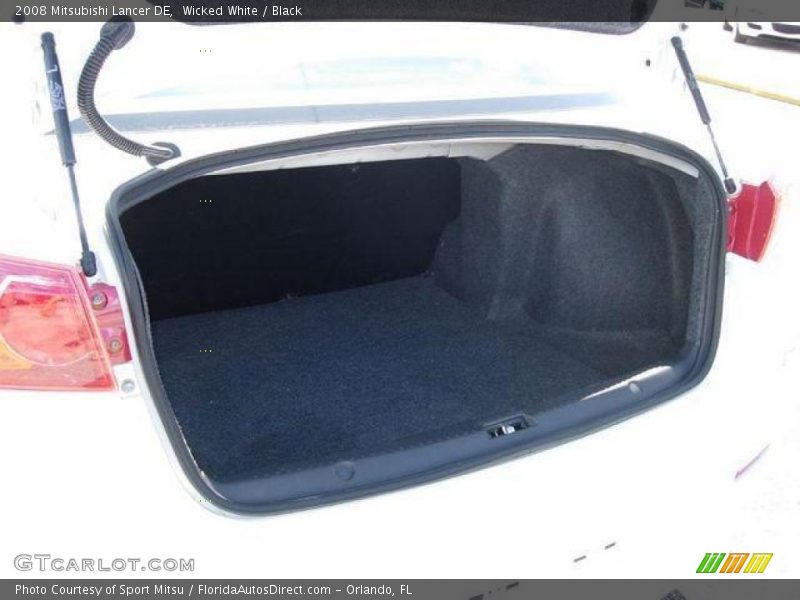 Wicked White / Black 2008 Mitsubishi Lancer DE