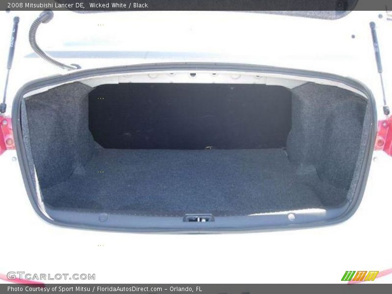 Wicked White / Black 2008 Mitsubishi Lancer DE