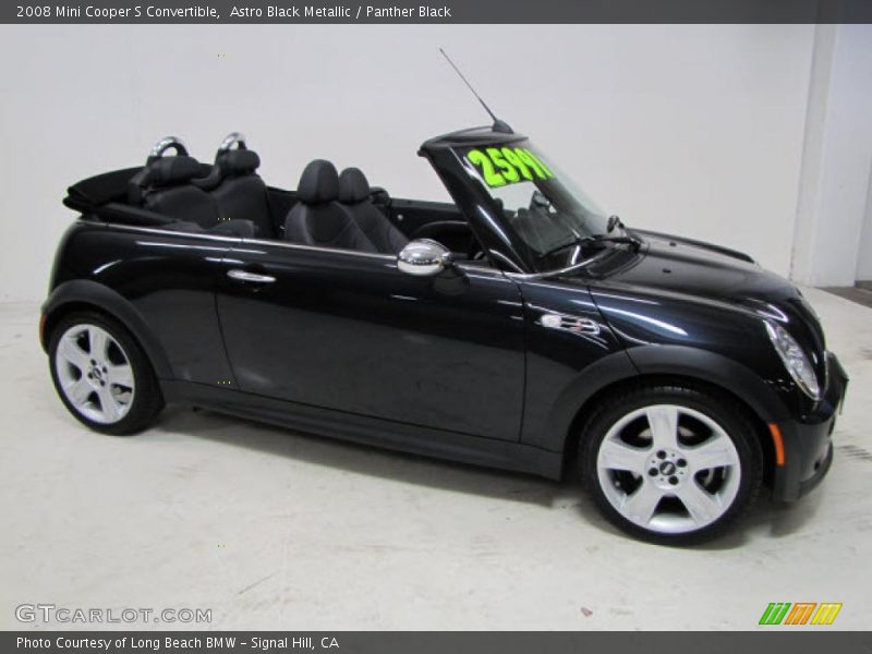 Astro Black Metallic / Panther Black 2008 Mini Cooper S Convertible