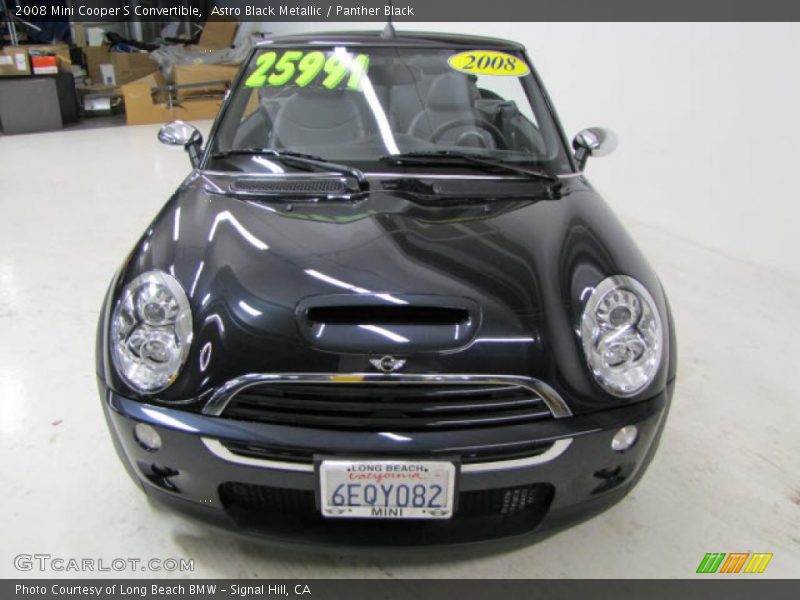 Astro Black Metallic / Panther Black 2008 Mini Cooper S Convertible