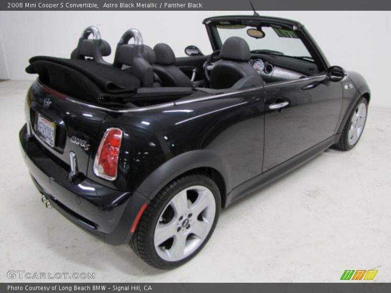Astro Black Metallic / Panther Black 2008 Mini Cooper S Convertible