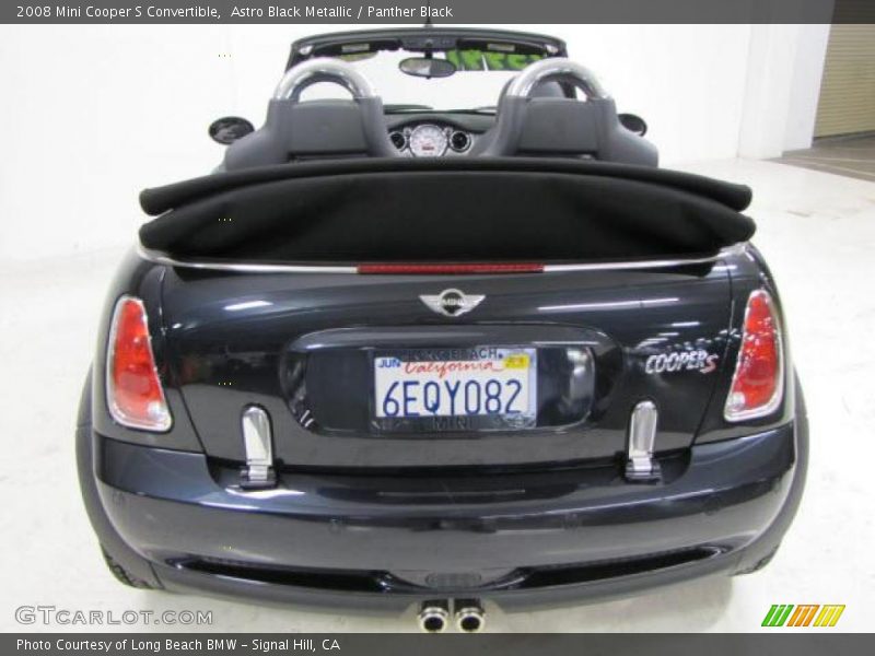 Astro Black Metallic / Panther Black 2008 Mini Cooper S Convertible