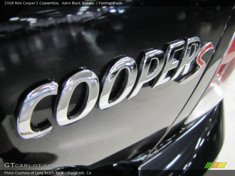 Astro Black Metallic / Panther Black 2008 Mini Cooper S Convertible