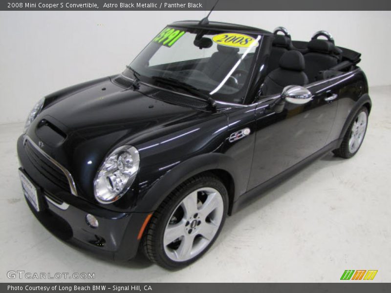Astro Black Metallic / Panther Black 2008 Mini Cooper S Convertible