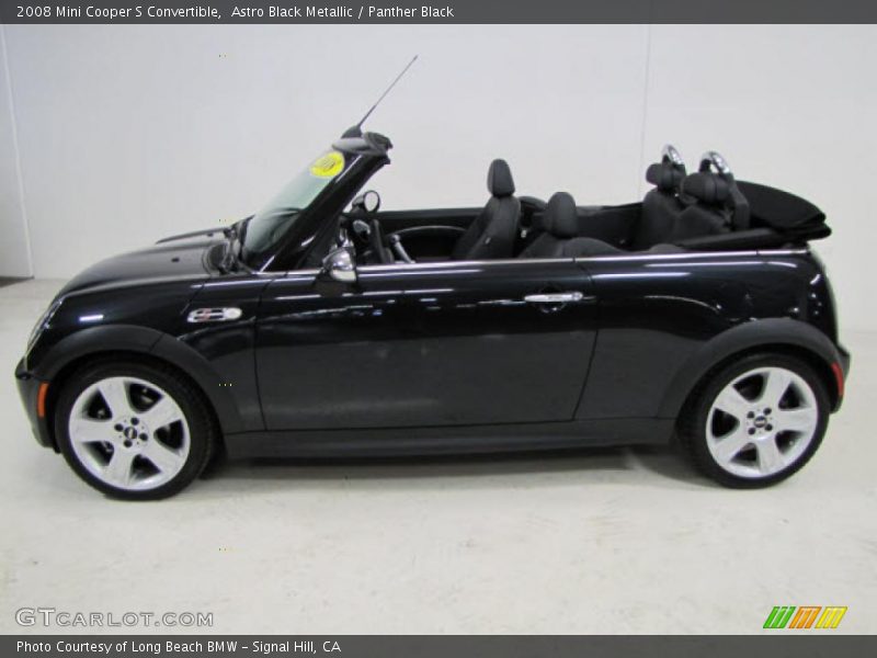Astro Black Metallic / Panther Black 2008 Mini Cooper S Convertible