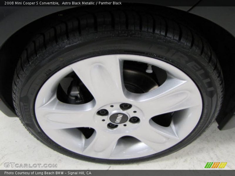 Astro Black Metallic / Panther Black 2008 Mini Cooper S Convertible