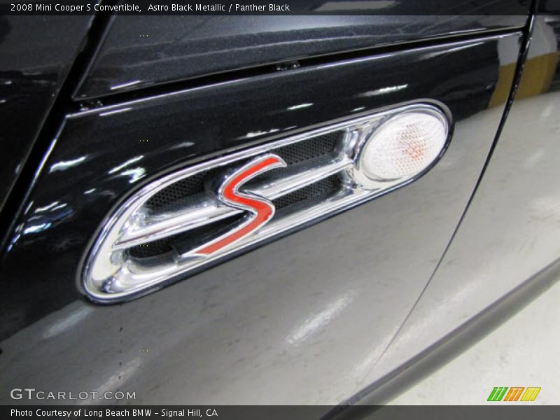 Astro Black Metallic / Panther Black 2008 Mini Cooper S Convertible