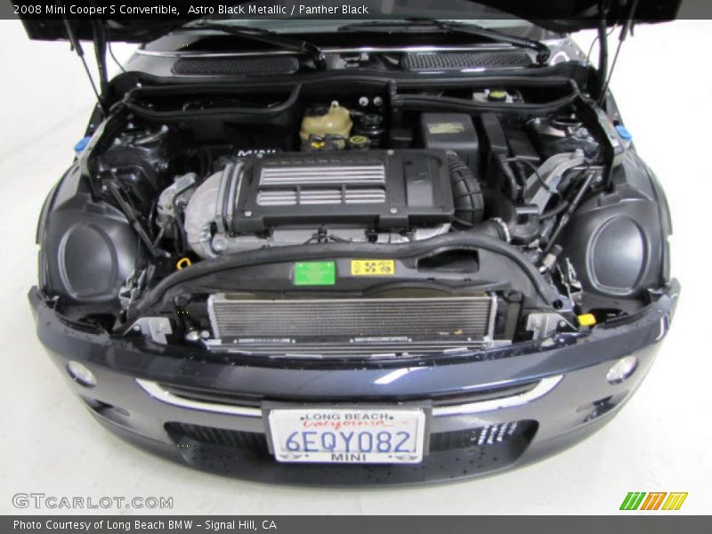 Astro Black Metallic / Panther Black 2008 Mini Cooper S Convertible
