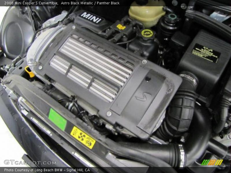 Astro Black Metallic / Panther Black 2008 Mini Cooper S Convertible