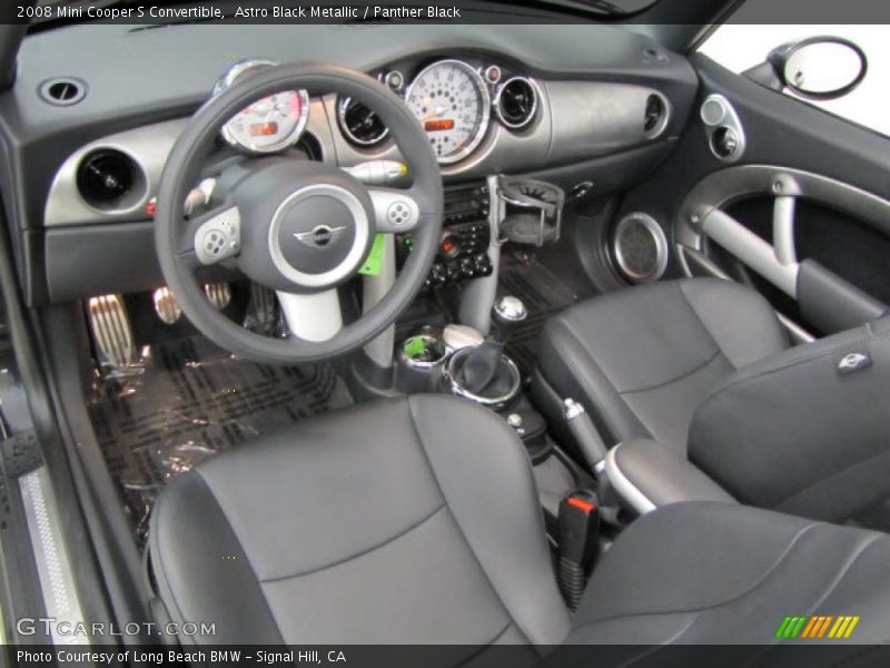 Astro Black Metallic / Panther Black 2008 Mini Cooper S Convertible