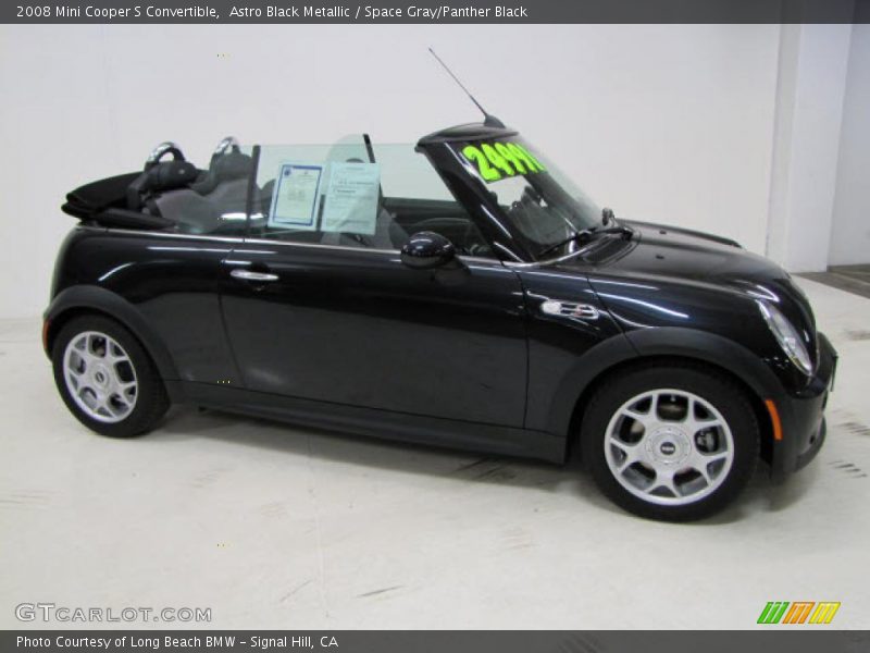 Astro Black Metallic / Space Gray/Panther Black 2008 Mini Cooper S Convertible