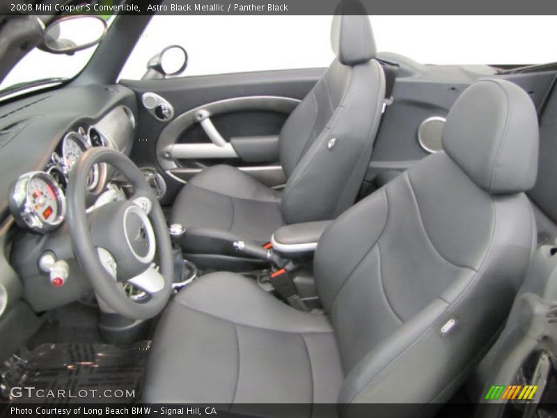 Astro Black Metallic / Panther Black 2008 Mini Cooper S Convertible