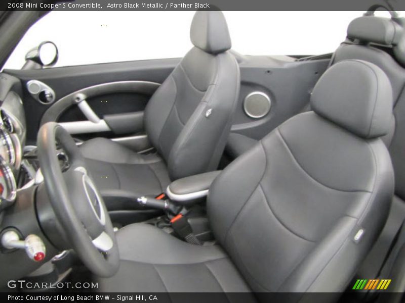 Astro Black Metallic / Panther Black 2008 Mini Cooper S Convertible